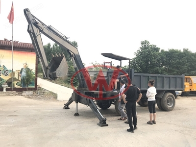 常州四不像四驅(qū)隨車挖機(jī)挖斗容量與挖機(jī)油缸解析